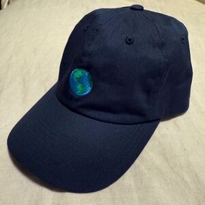 Earth Globe embroidered hat - Dad Style - One Size